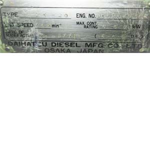 E200650460 Daihatsu DK20 Crankshaft