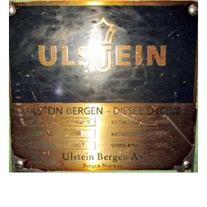 Ulstein Bergen krmb9 Marine Engine