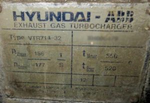 Turbocharger HYUNDAI ABB VTR 714-32