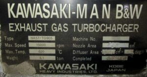 Turbocharger MAN B&W NA 57/TO 905