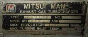 Turbocharger MITSUI MAN NA 48 TO 792 P