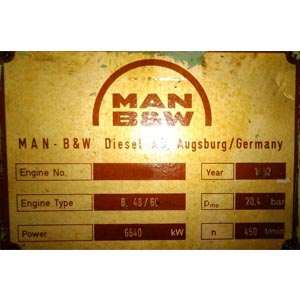 MAN B&W 8 L 48/60