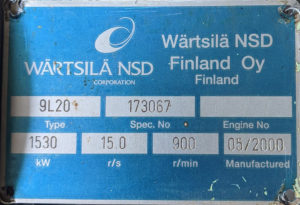  9L20 Wartsila Engine Block 100002