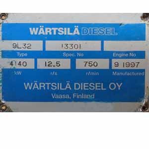 Wartsila 9 L 32 Main Engine