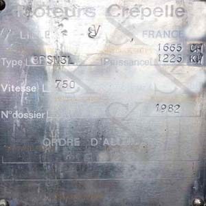 Crepelle 8 PSN 3 L Main Engine