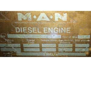Main Engine Man B&W 8L 40/45