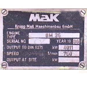 Mak 8 M 35 Main Engine