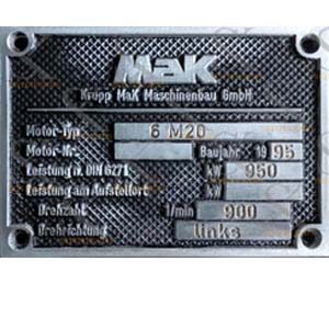 MAK M 20 Piston Pin