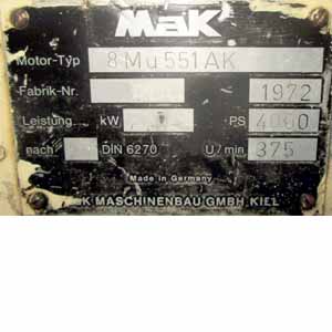 MAK 8 MU 551 AK