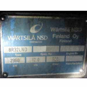 Wartsila 8 R 32 LND