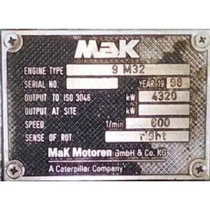 M 32 Mak Piston Pin