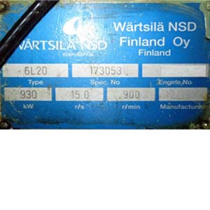 Wartsila 6L20