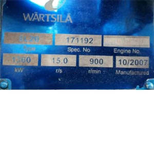 Wartsila20 8L20 Engine