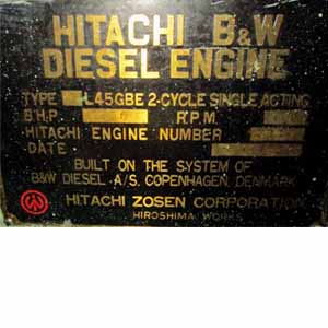 Hitachi Zosen-B&W 9L45GBE