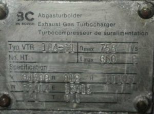 Turbocharger BBC VTR 184-11