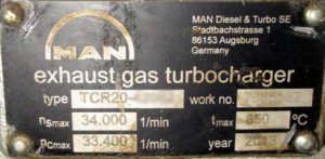 Turbocharger MAN TCR 20