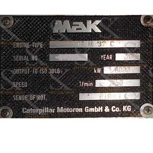 Mak 16 M 32 C Main Engine