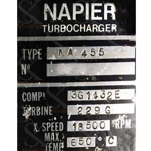 NAPIER NA 455 Turbocharger