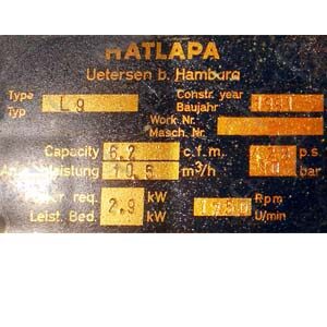 Hatlapa L 9 Air Compressor