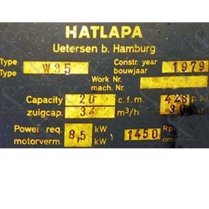 Hatlapa W 35 Air Compressor