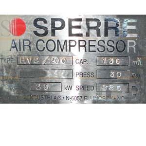 Sperre HV 2/200 Air Compressor