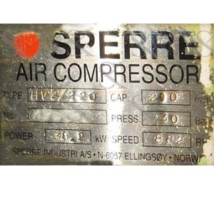 Sperre HV 2/220 Air Compressor