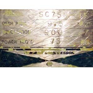 Yanmar SC 75 N-TF Air Compressor