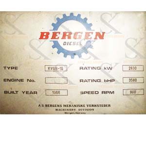 FUEL PIPE BERGEN KVGB 16