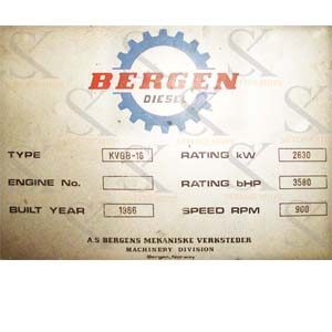 CAMSHAFT BERGEN KVGB 16