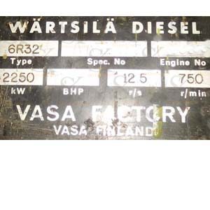 Wartsila 6 R 32