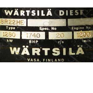 Wartsila 824 TS Auxiliary engine