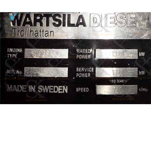 Wartsila 824 TS Auxiliary engine