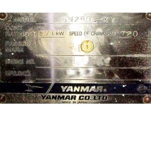 Main Engine Yanmar Z 280 L ST