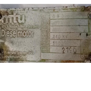 FUEL PUMP MTU 8 V 396