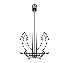HALL STOCKLESS ANCHORS