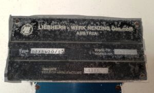 LIEBHERR D2X BW 20/20 SHIP CRANE