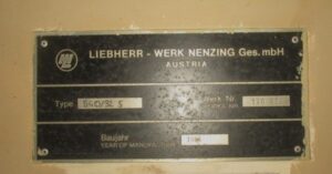 LIEBHERR S 40/32 S SHIP CRANE