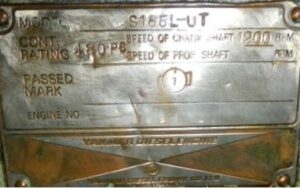 FUEL PIPE YANMAR S 165 AL-UT