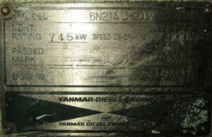 CRANKSHAFT YANMAR 6 N 21 AL-DV
