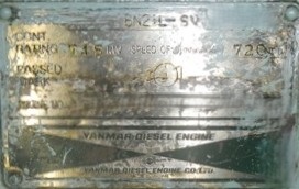 CAMSHAFT YANMAR 6 N 21 L-SV