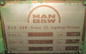 CRANKSHAFT MAN B&W 8 L 20/27