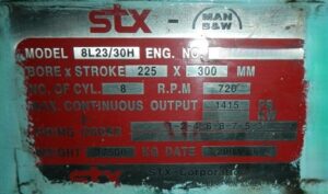 OIL COOLER MAN B&W 8 L 23/30 H